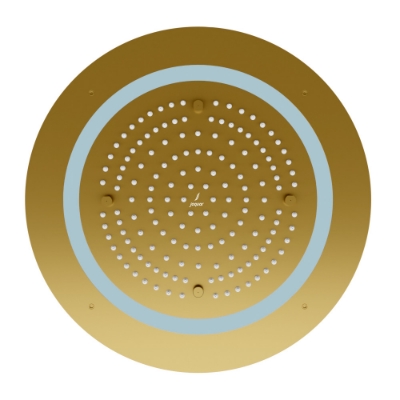 Immagine di Soffione doccia Duoflo tondo - Oro opaco PVD