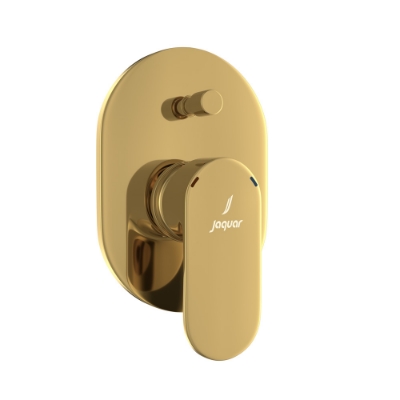 Immagine di Deviatore monocomando da incasso - Oro brillante PVD