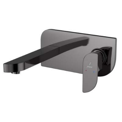 Immagine di Parti esterne per miscelatore lavabo a parete - Cromo nero