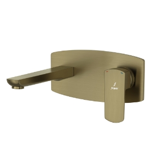 Immagine di Parti esterne per miscelatore lavabo a parete - Bronzo antico
