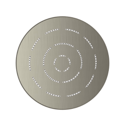 Immagine di Soffione doccia tondo monofunzione in acciaio ispezionabile - Acciaio inox