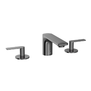 Immagine di Gruppo lavabo 3 fori - Cromo nero