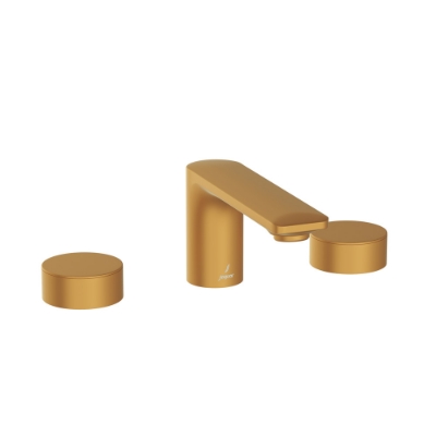 Immagine di Gruppo lavabo 3 fori - Oro opaco PVD