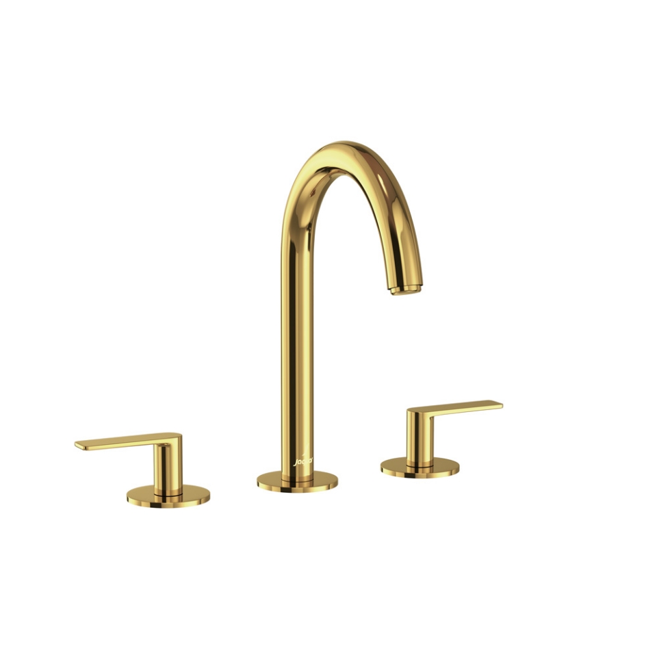 Picture of Gruppo lavabo 3 fori - Oro lucido PVD