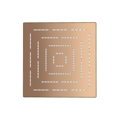 Picture of Square Shape Maze Overhead Shower - Auric Gold