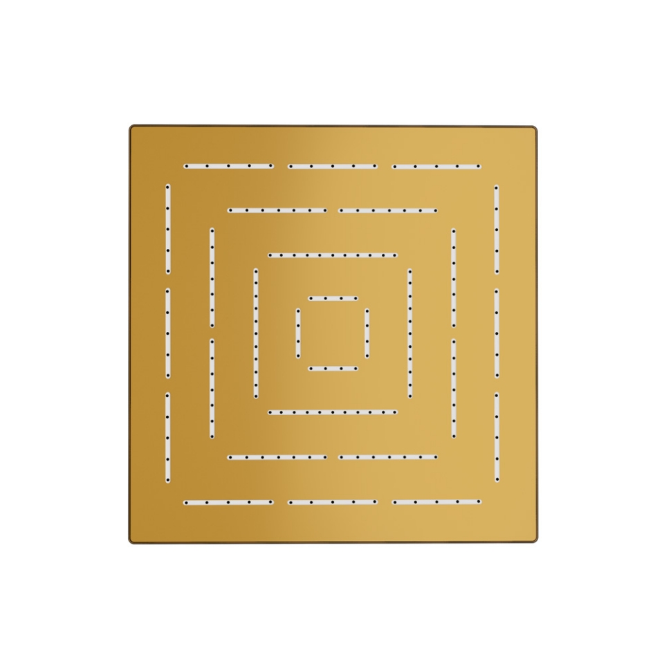 Picture of Square Shape Maze Overhead Shower - Gold Matt PVD