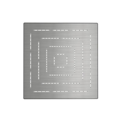 Immagine di Soffione doccia monofunzione quadrato Maze - Acciaio inox