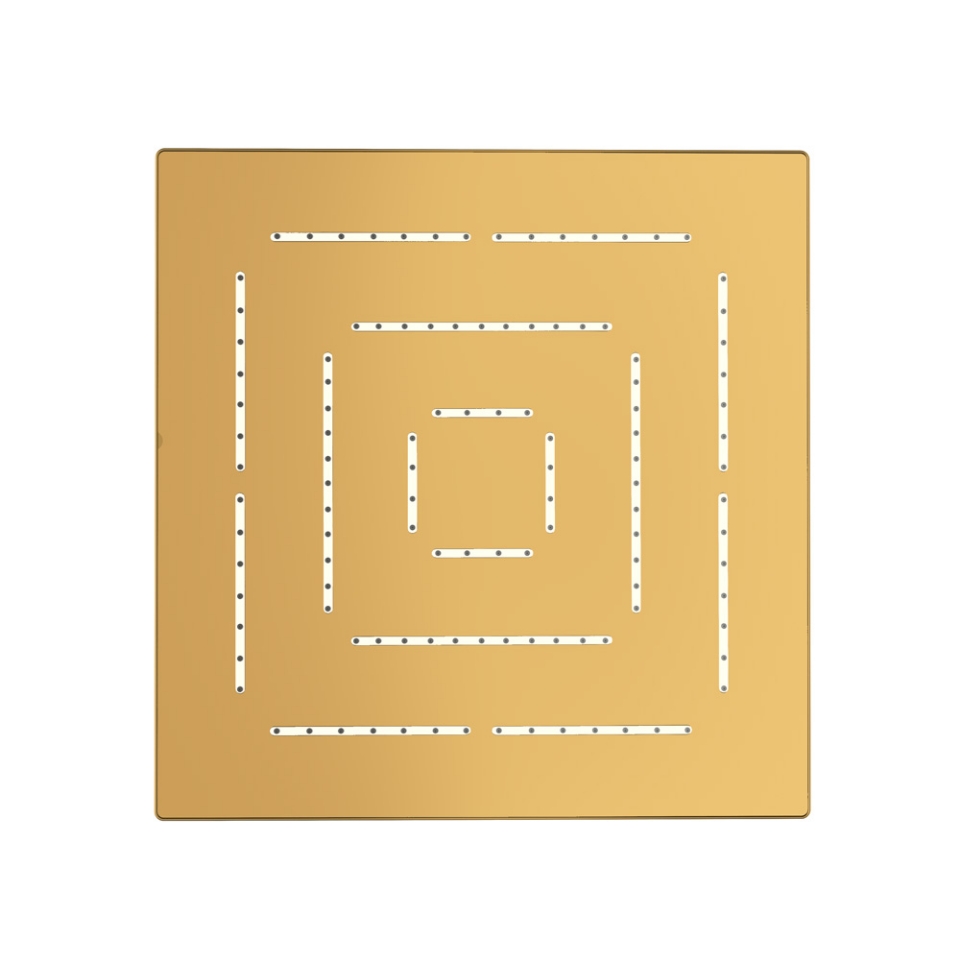 Picture of Square Shape Maze Overhead Shower - Gold Matt PVD