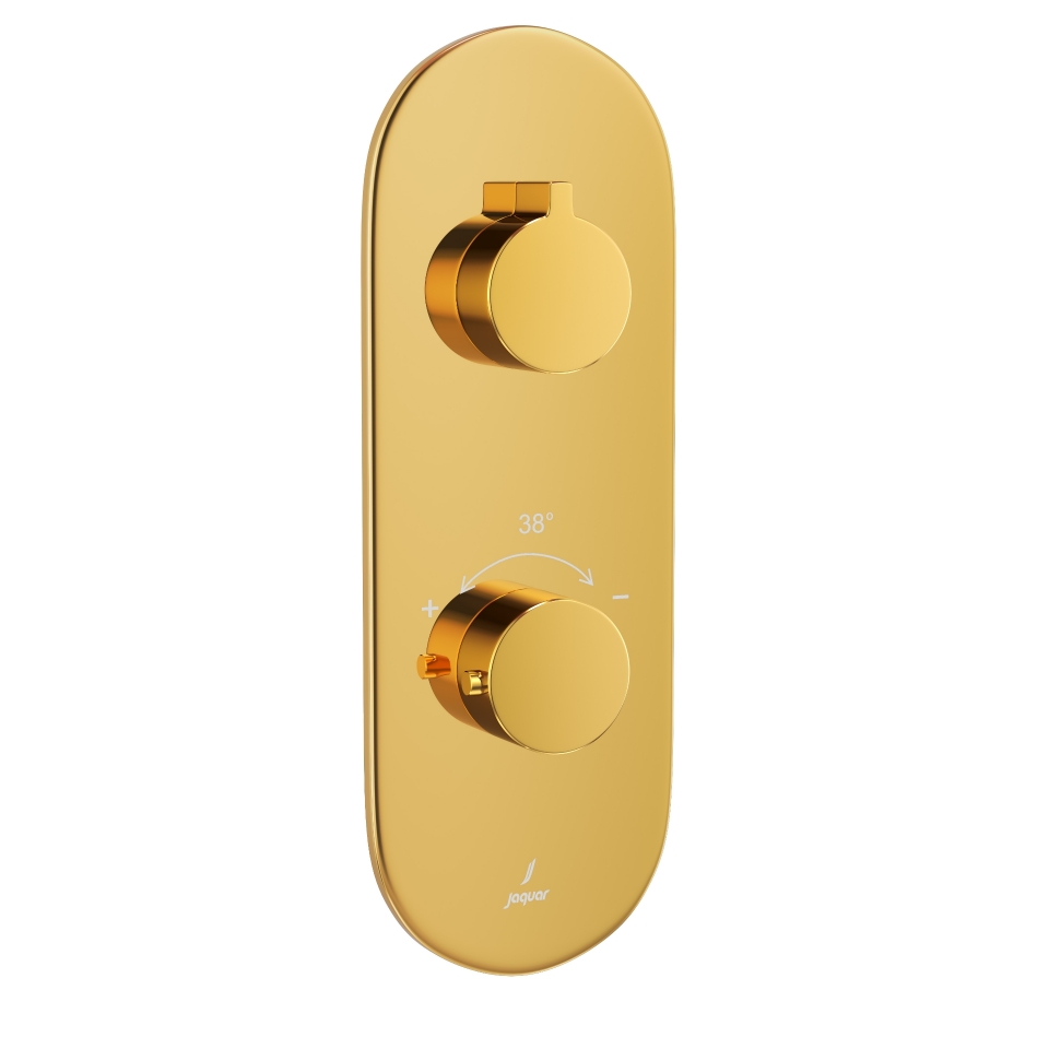 Picture of Miscelatore doccia termostatico Aquamax - Oro lucido PVD