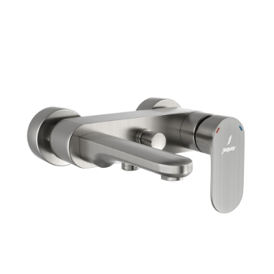 Immagine di Miscelatore vasca esterno con deviatore - Acciaio inox