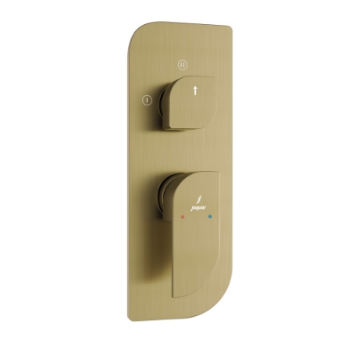Immagine di Miscelatore doccia Aquamax monocomando con deviatore a 3 vie - Bronzo antico