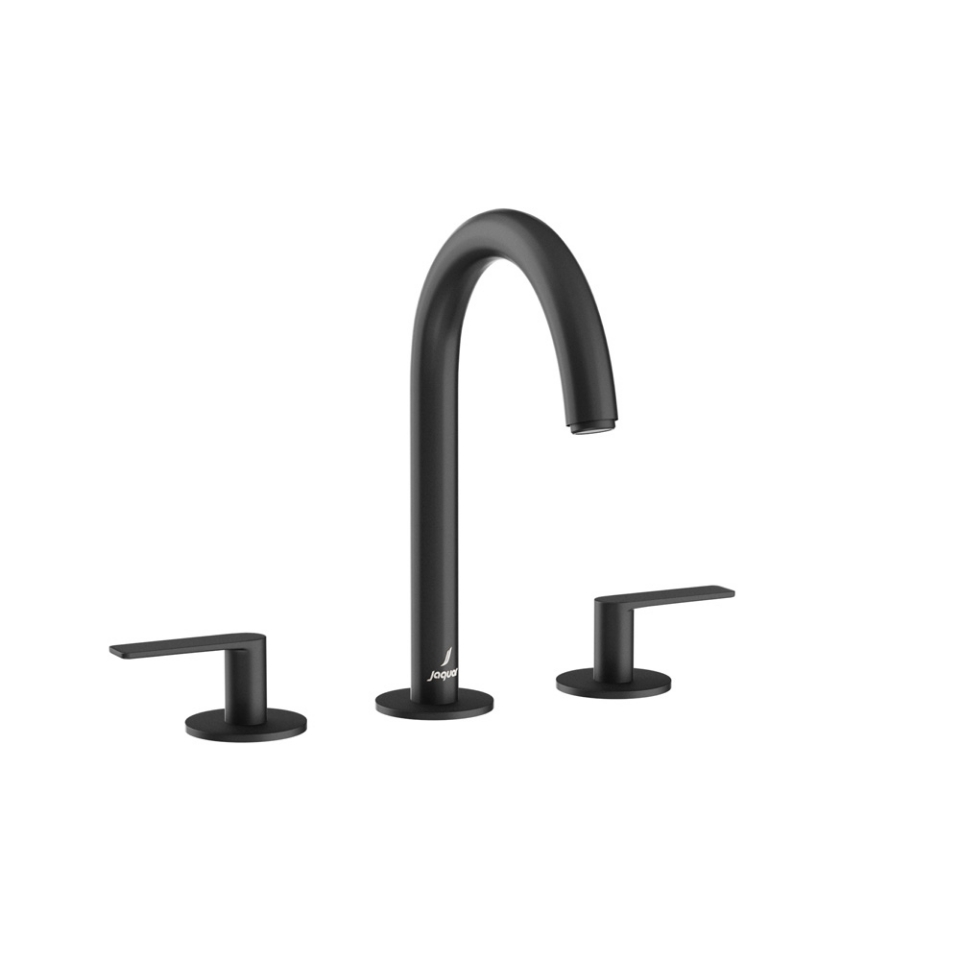 Picture of Gruppo lavabo 3 fori - Nero opaco
