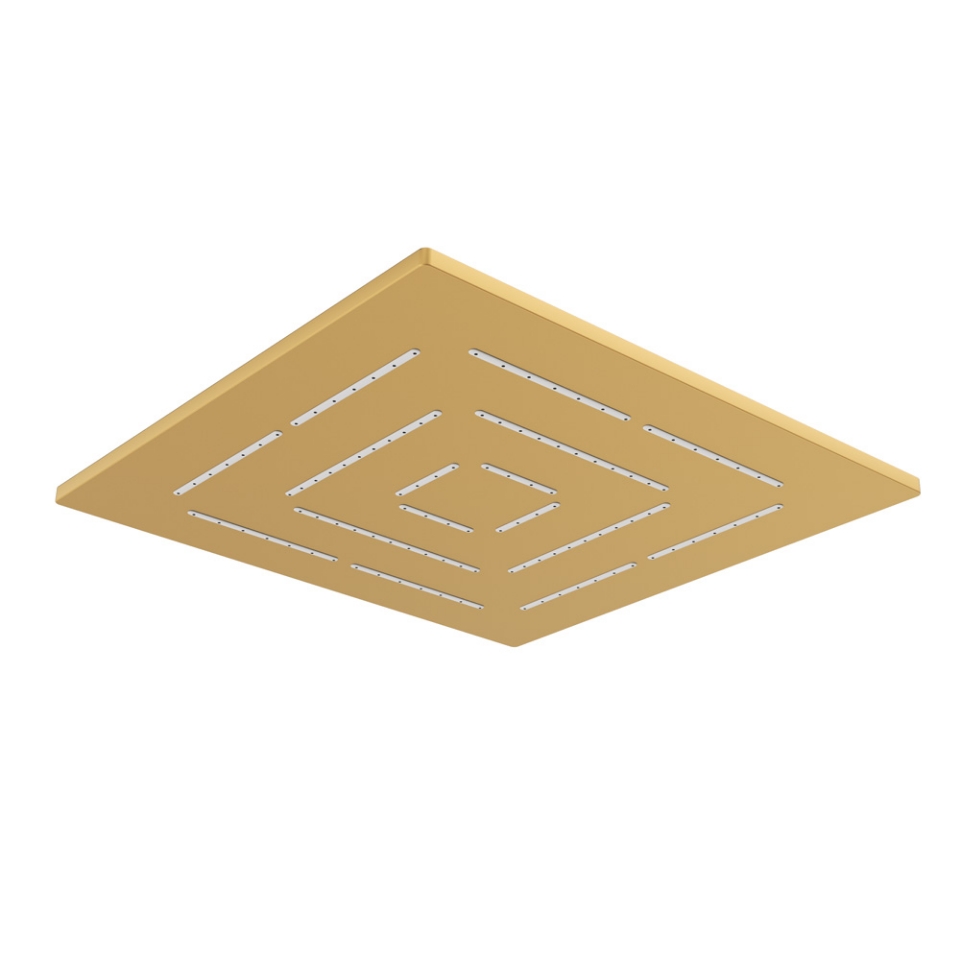 Picture of Square Shape Maze Overhead Shower - Gold Matt PVD