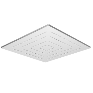 Immagine di Soffione doccia monofunzione quadrato Maze - cromo