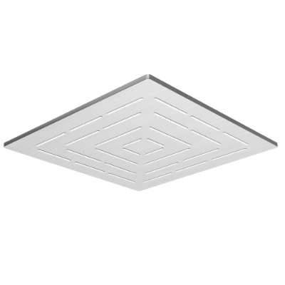 Immagine di Soffione doccia monofunzione quadrato Maze - Acciaio inox