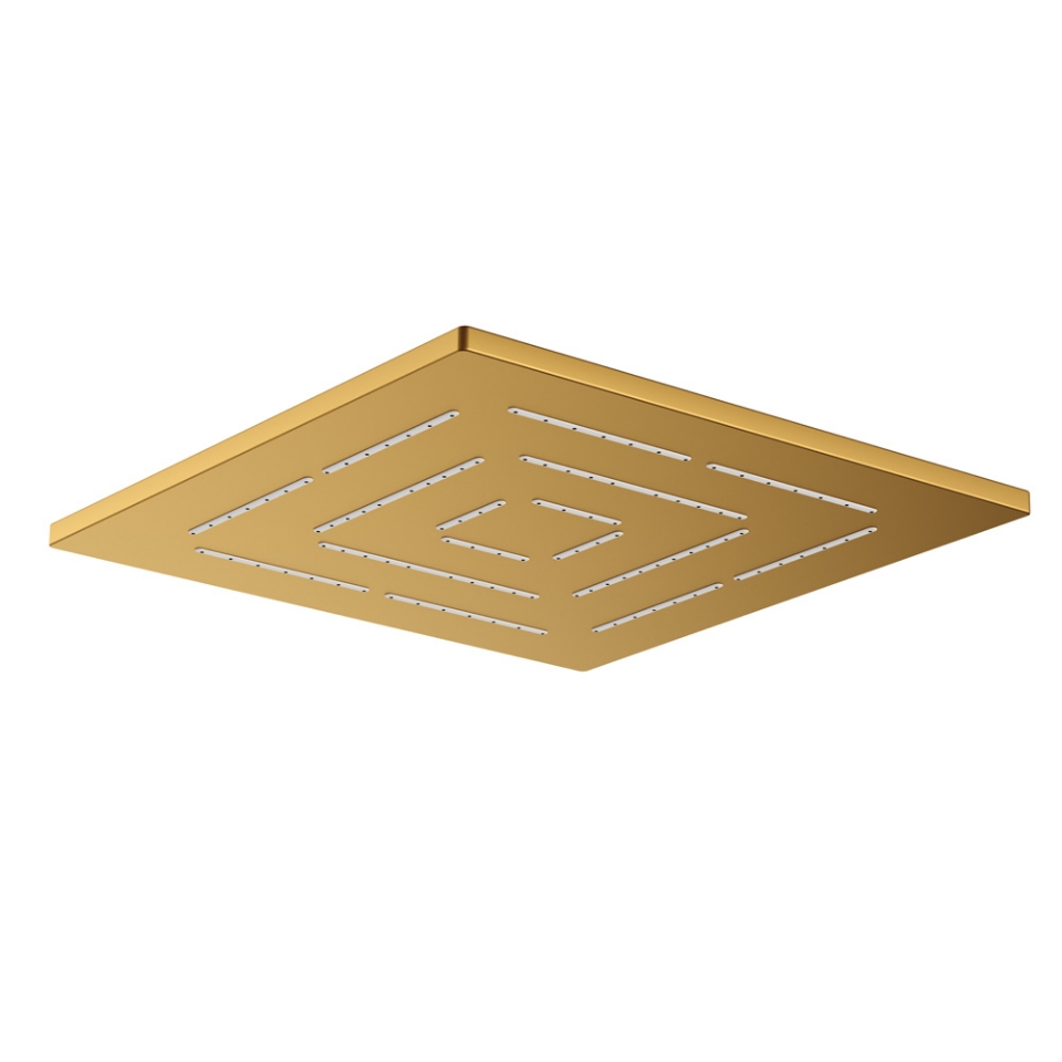 Picture of Square Shape Maze Overhead Shower - Gold Matt PVD