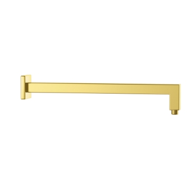 Immagine di Braccio doccia quadro - Oro lucido PVD