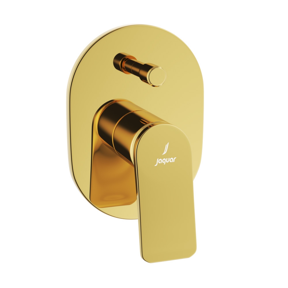 Picture of Deviatore monocomando da incasso - Oro brillante PVD