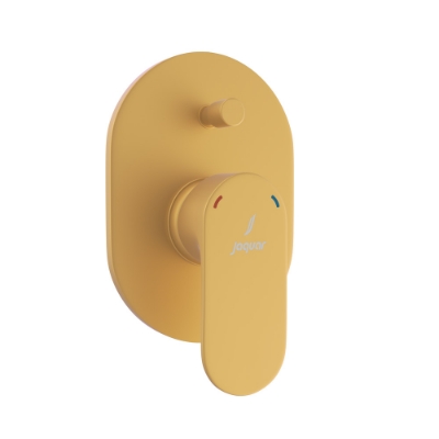 Immagine di Deviatore monocomando da incasso - Oro opaco PVD