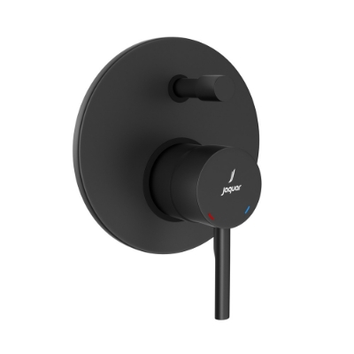 Immagine di Deviatore monocomando da incasso - Nero opaco