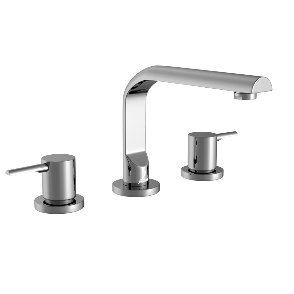 Picture of Miscelatore a 3 fori per lavabo con beccuccio rotondo 