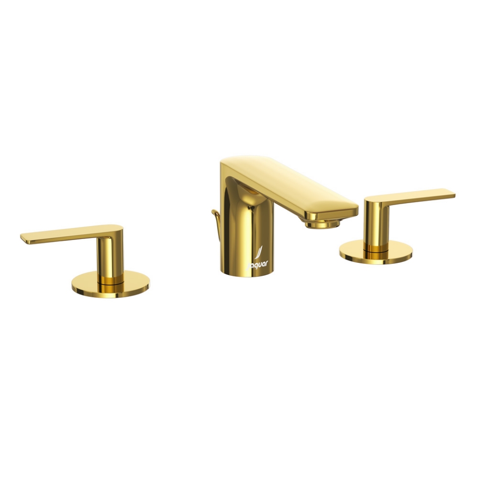 Picture of Gruppo lavabo 3 fori - Oro lucido PVD