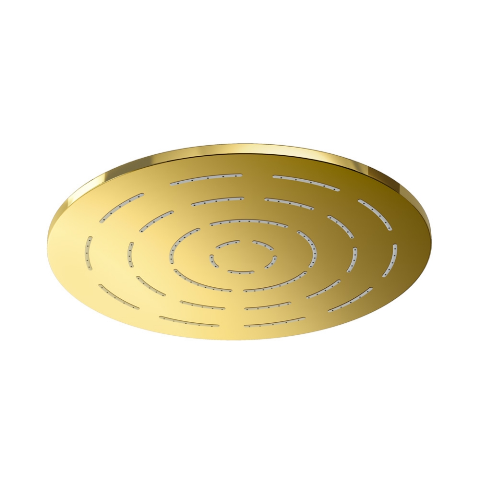 Picture of Soffione doccia monofunzione tondo Maze - Oro lucido PVD