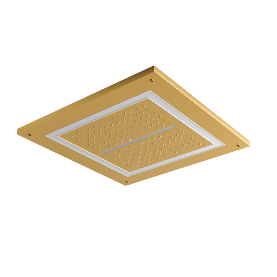 Picture of Soffione doccia Duoflo quadrato - Oro opaco PVD