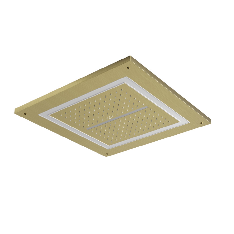 Picture of Soffione doccia Duoflo quadrato - Oro opaco PVD