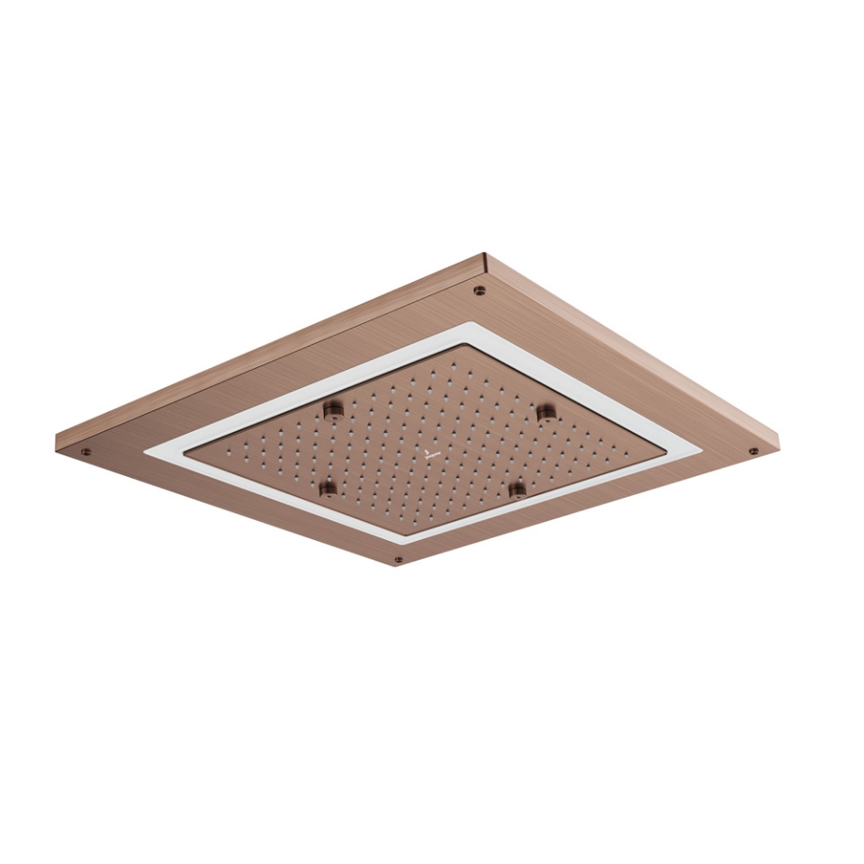 Picture of Soffione doccia Duoflo quadrato - Oro opaco PVD