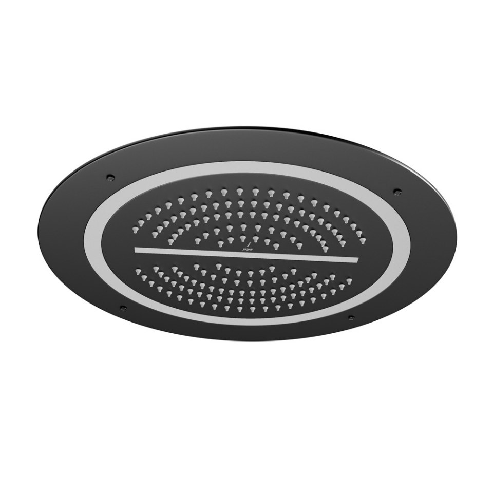 Picture of Soffione doccia Duoflo tondo - Nero opaco