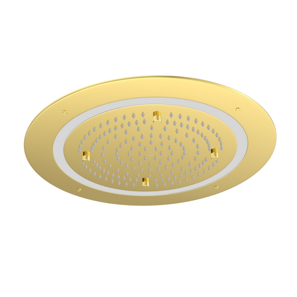 Picture of Soffione doccia Duoflo tondo - Oro brillante PVD