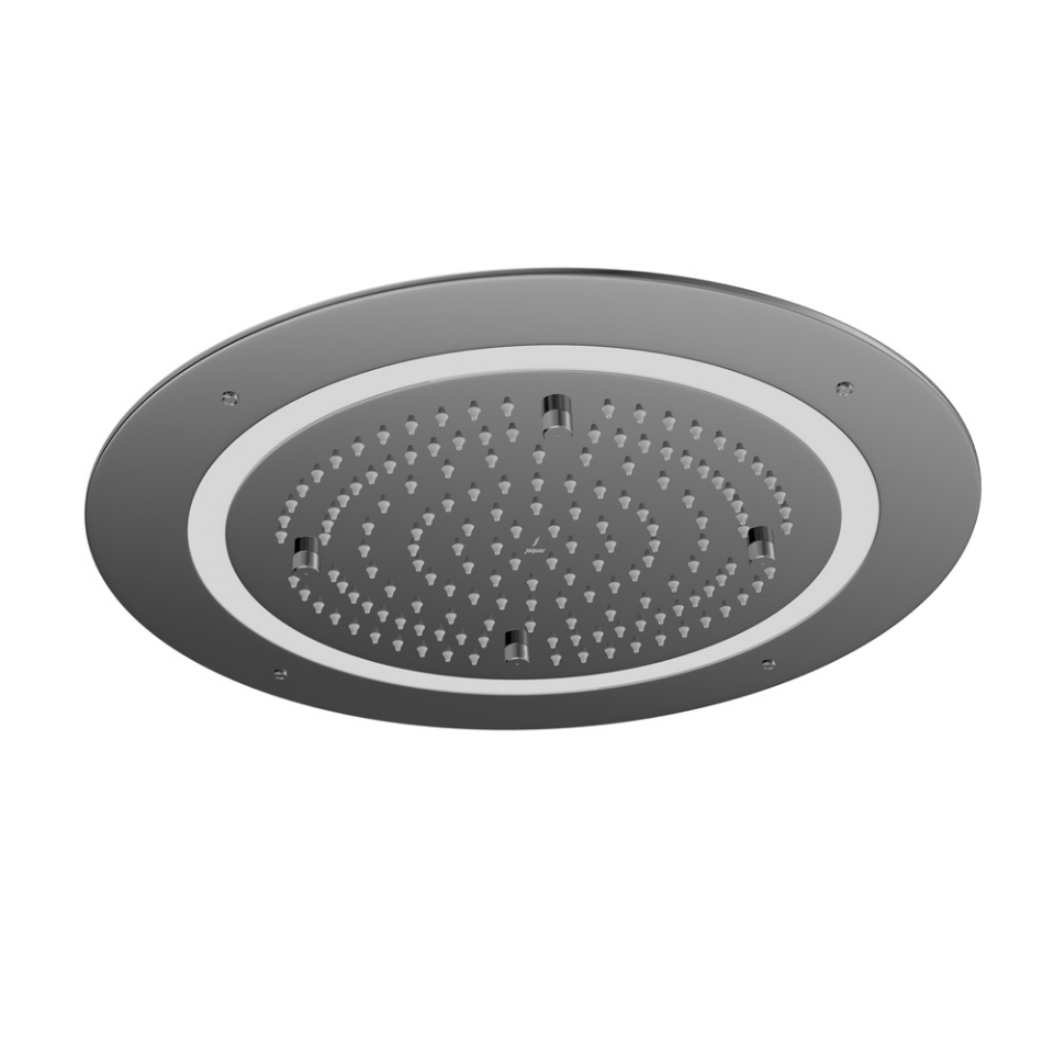 Picture of Soffione doccia Duoflo tondo - Nero cromato
