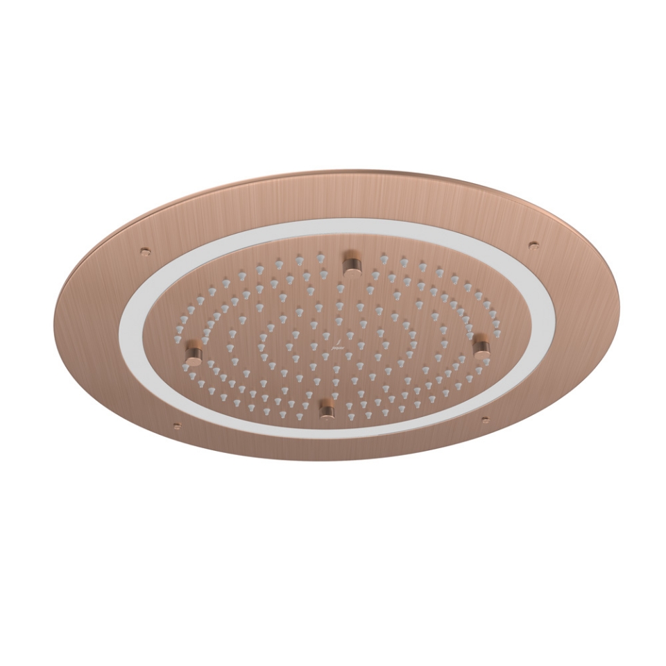 Picture of Soffione doccia Duoflo tondo - Oro opaco PVD