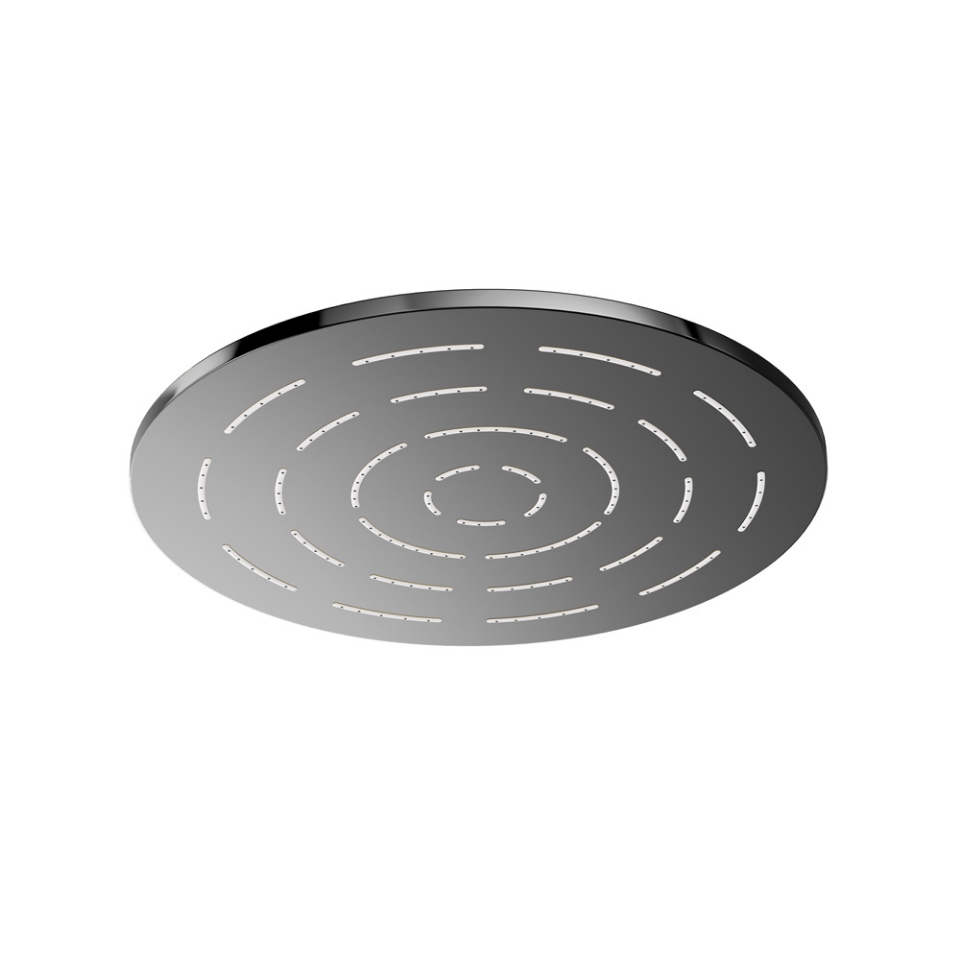 Picture of Single Function Round Shape Maze Overhead Shower - Black Chrome