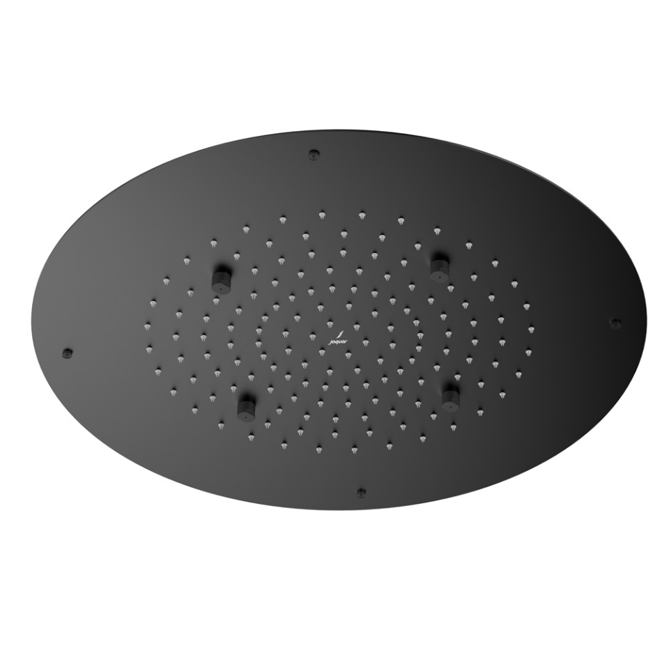Picture of Soffione doccia Duoflo tondo - Nero opaco