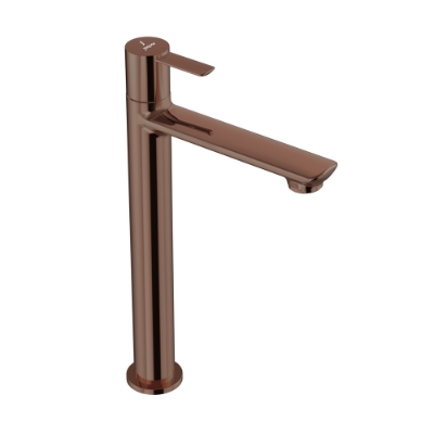 Immagine di High Neck Basin Tap - Blush Gold PVD