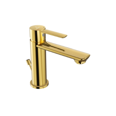 Immagine di Single Lever Basin Mixer - Gold Bright PVD