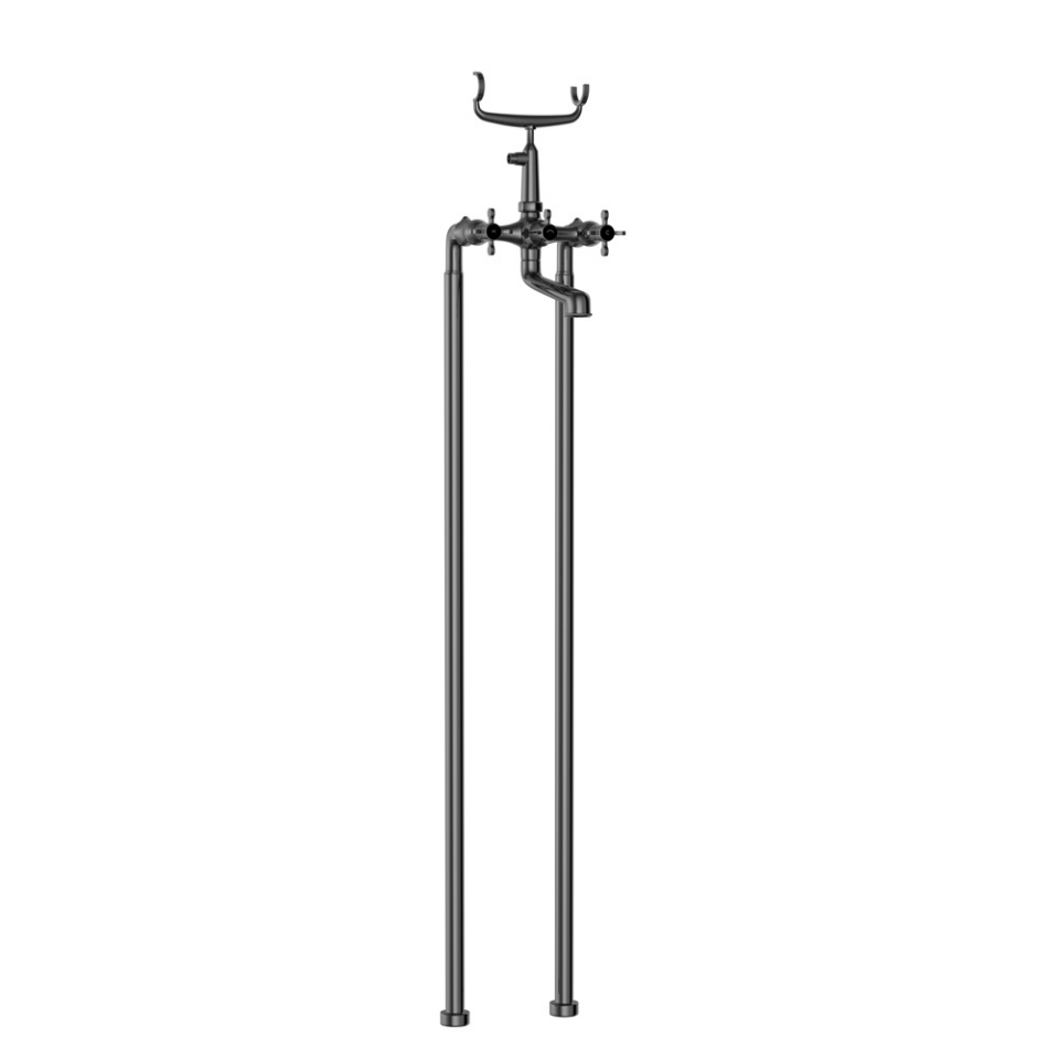 Picture of Miscelatore vasca esterno con deviatore - Cromo nero