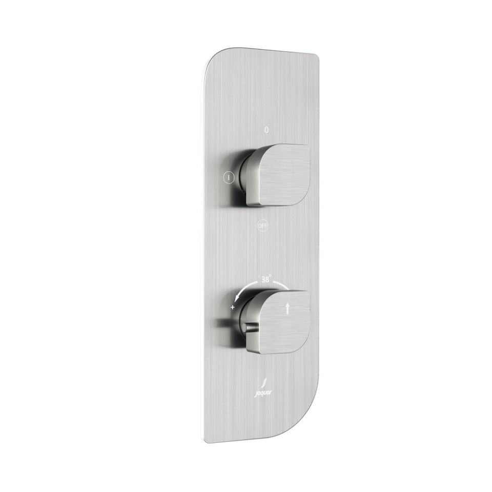 Picture of Miscelatore doccia termostatico Aquamax con deviatore a 2 vie - Acciaio inox