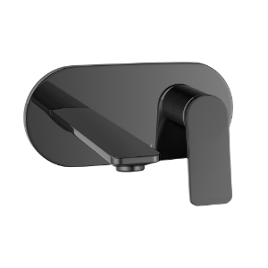 Immagine di Parti esposte della valvola manuale monocomando built-in da incasso - Nero cromato