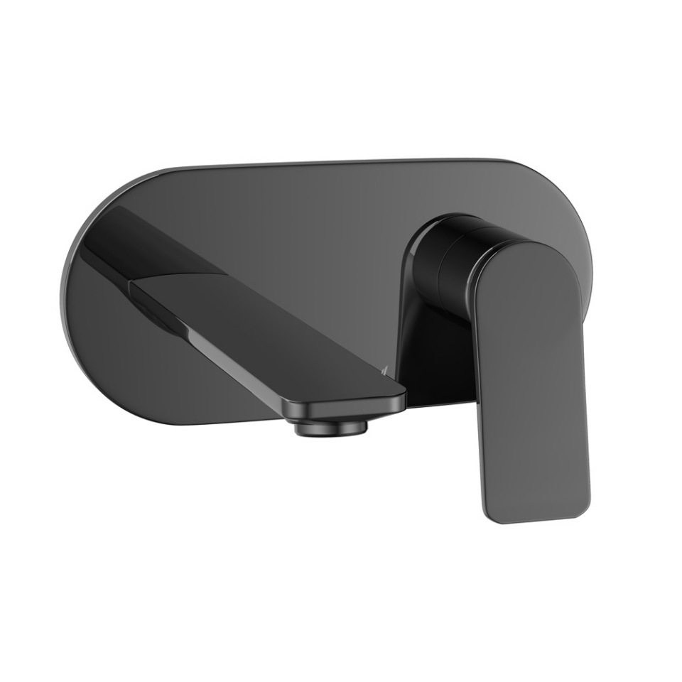 Picture of Parti esposte della valvola manuale monocomando built-in da incasso - Nero cromato