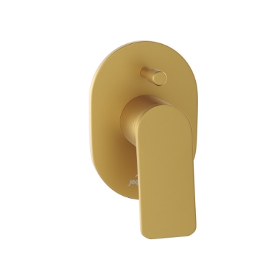 Immagine di Parte esterna per miscelatore doccia con deviatore - Oro opaco PVD