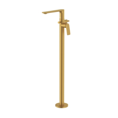 Immagine di Parti esterne per colonna vasca freestanding - Oro opaco PVD