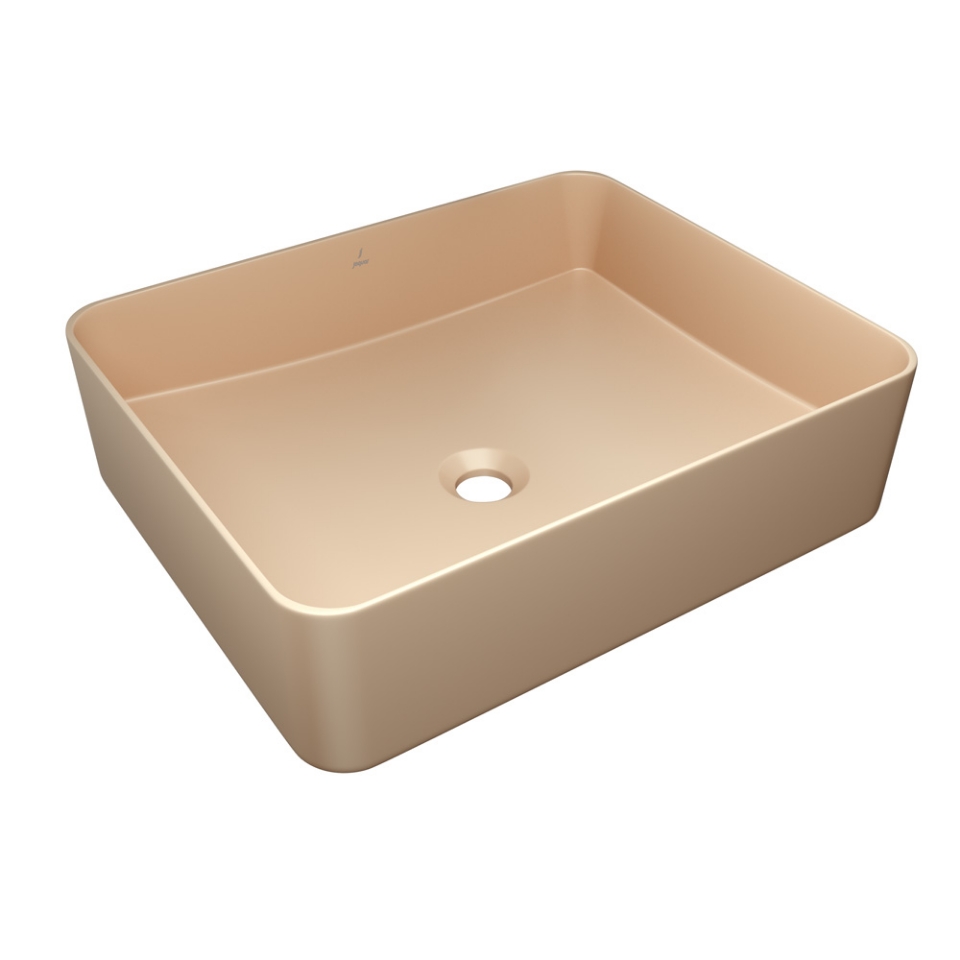 Picture of Thin Rim Table Top Basin - Beige Matt