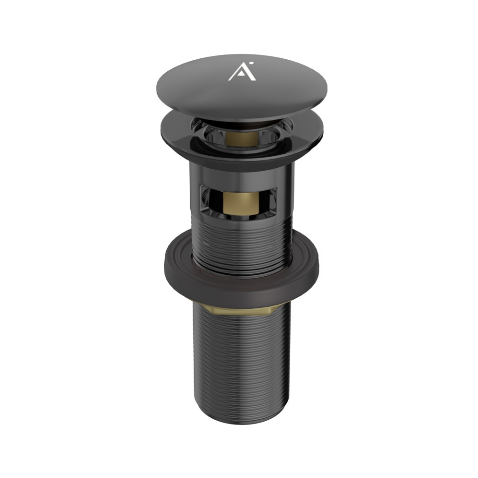 Picture of Piletta lavabo click-clack - Cromo nero