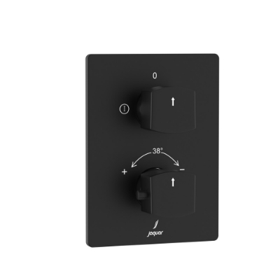 Picture of ACE Exposed Part Kit of Thermostatic Shower Mixer - Black Matt