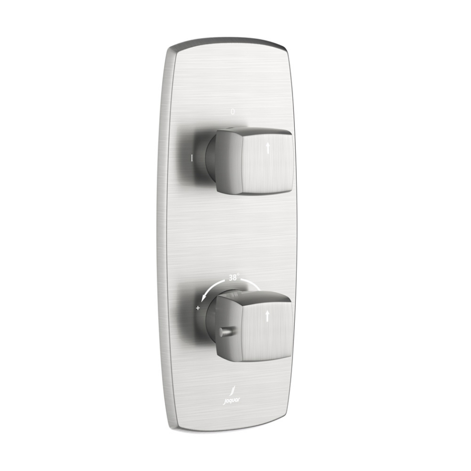 Picture of Miscelatore doccia termostatico Aquamax con deviatore a 2 vie - Acciaio inox