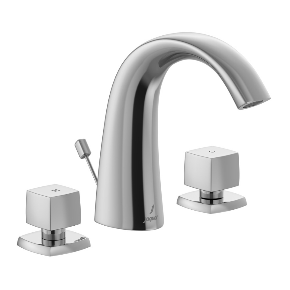 Picture of Gruppo lavabo 3 fori con scarico automatico - cromo