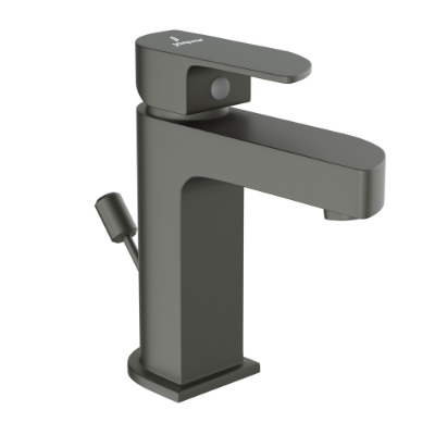 Immagine di Miscelatore monocomando per lavabo con scarico automatico - Grafite